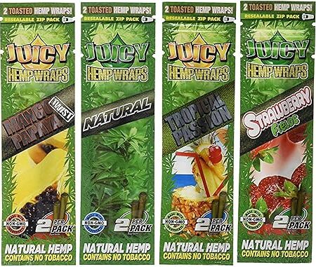 Juicy Jays Hemp Wraps- 2 pack