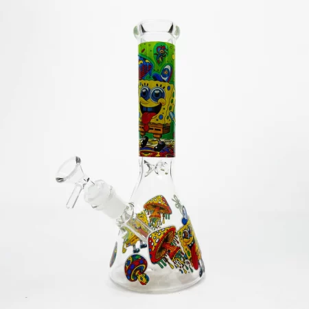 10" Glass Beaker Bong with SB Design