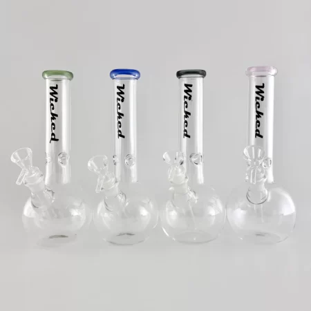 Wicked | 10" Spherical Glass Bong - Green